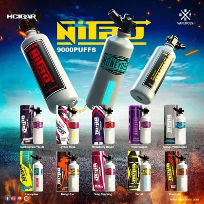 HCIGAR NITRO 9000 Puffs - Vapeandgo Com My