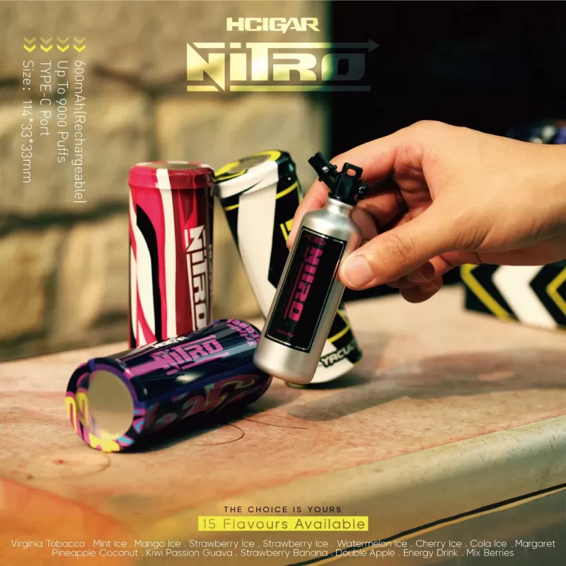 HCIGAR NITRO 9000 Puffs - Vapeandgo Com My - Image 2