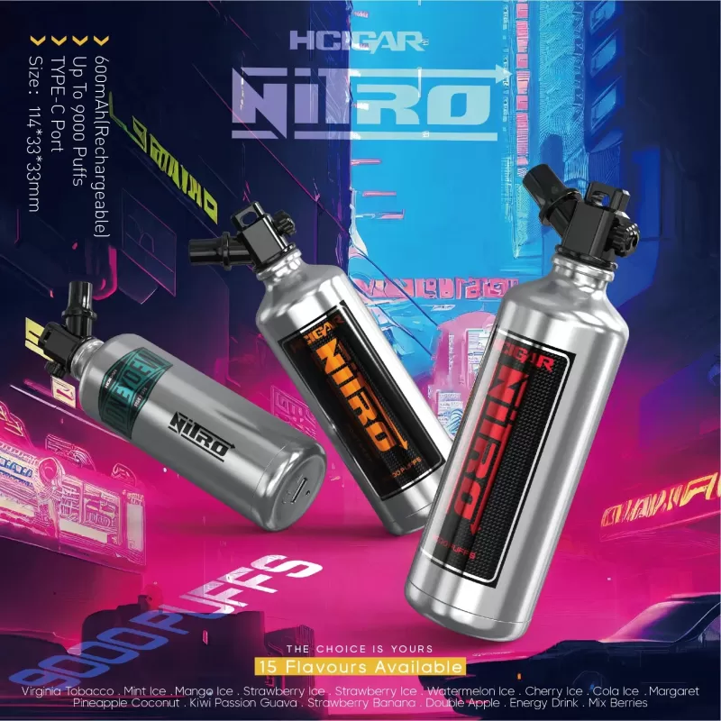 HCIGAR NITRO 9000 Puffs - Vapeandgo Com My - Image 3