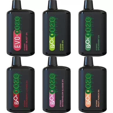 Evo Ooze Bar ET5000 5000 Puffs Disposable Vape 50mg 13mL