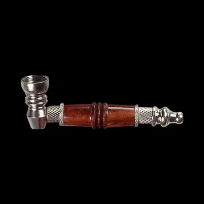 Wood & Metal Hand Pipe