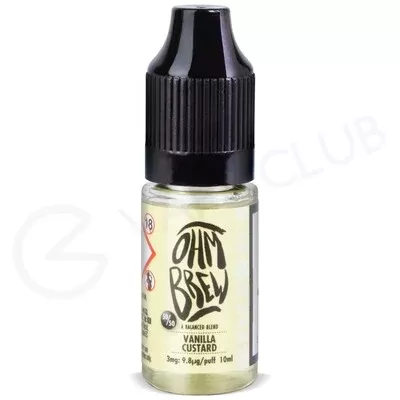 Vanilla Custard E-liquid by Ohm Brew 50/50 Nic Salts
