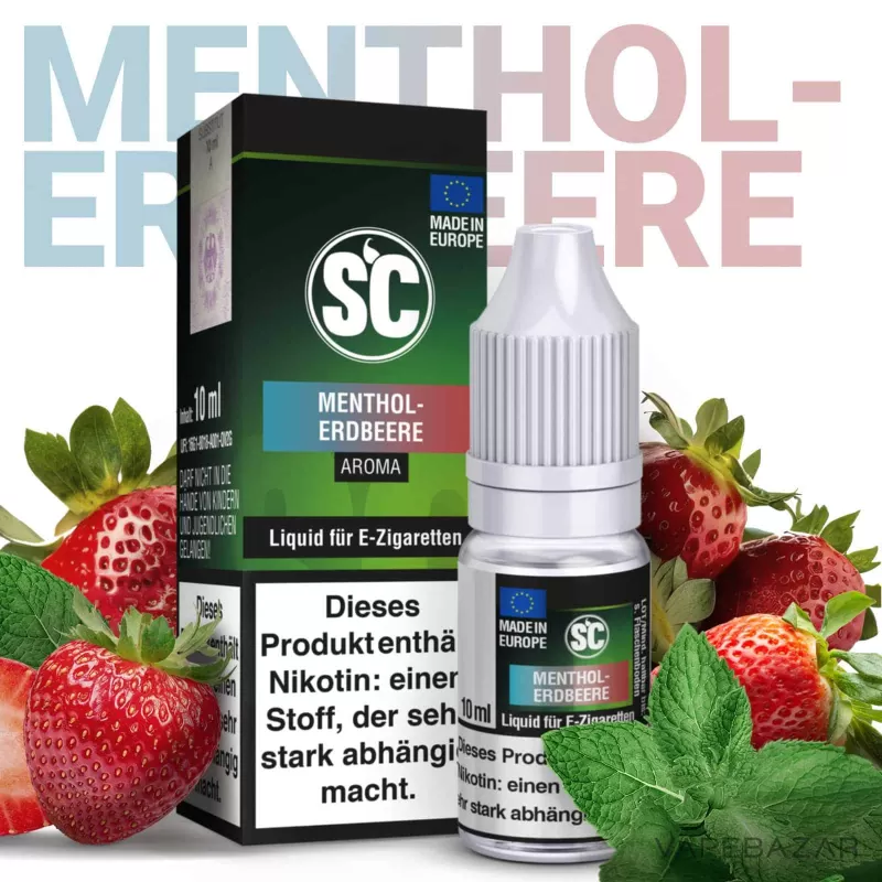 SC Liquid – Menthol Erdbeere - Vapebazar