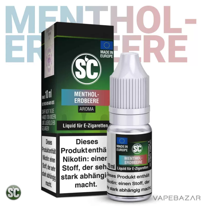 SC Liquid – Menthol Erdbeere - Vapebazar - Image 2
