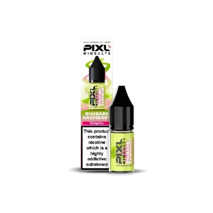 PIXL Nic Salt E-Liquid Rhubarb Raspberry 10ml - Nicotine Strength#20mg>10mg