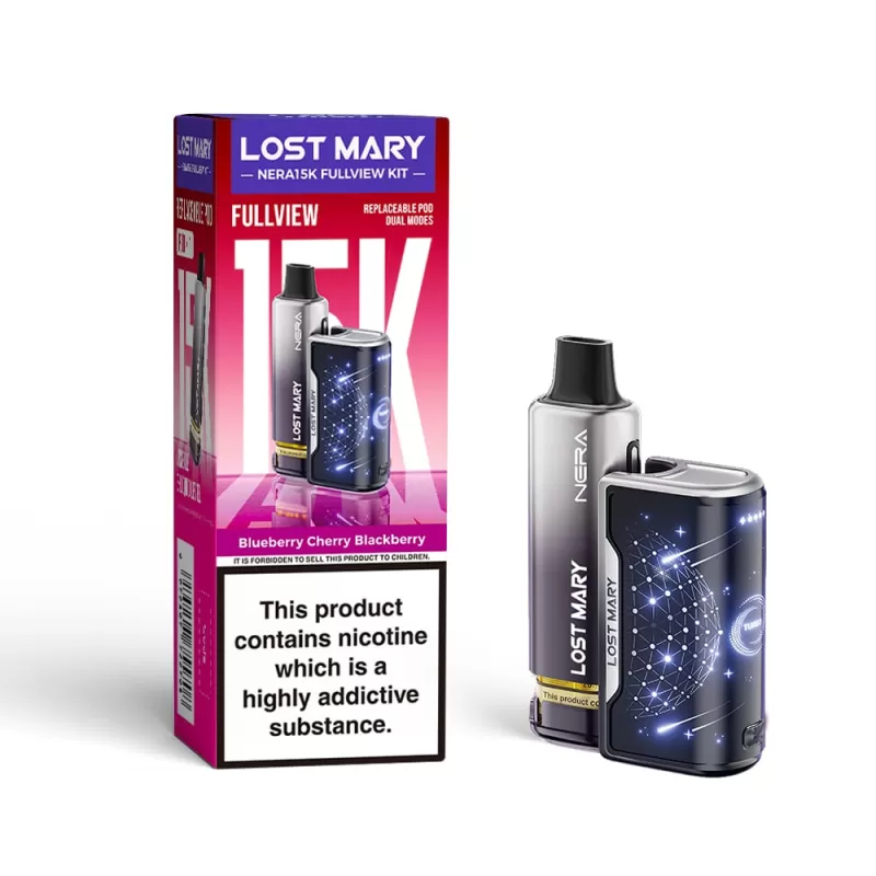 Lost Mary Nera 15K Fullview Pod Kit - Sparkling Cherry - Image 3