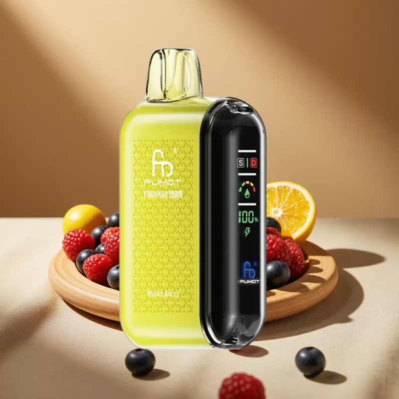 Fumot Tornado 20000 Puffs Dual Mesh 20ml Disposable Vape Mixed Berry
