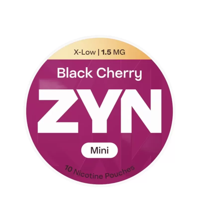 Zyn Mini 10 Nicotine Pouches 1.5mg - Black Cherry, Cool Mint; Vape Product, Low