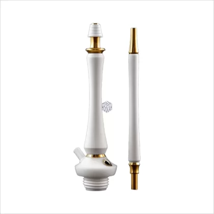 Shisha Union Hookah Sleek PVD White - Uszczelka; Talerzyk, Ustnik (DB8255)
