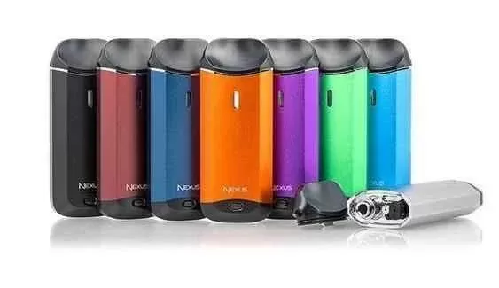 Vaporesso Nexus AIO Starter Kit – 650mAh - Color#BLACK>RED>ORANGE>GREEN>ruby (C3D6B5)