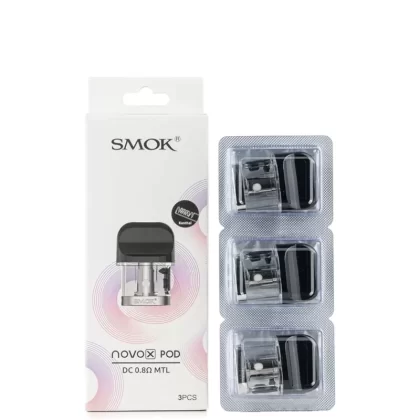 Smok Novo X Replacement Mesh Pods 0.8 Ohm/0.8 Ohms DC MTL - Vape Co