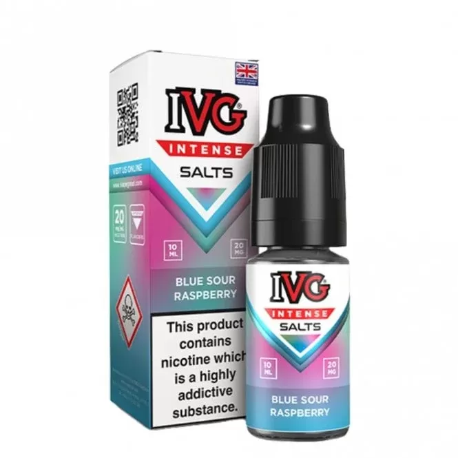 IVG Blue Sour Raspberry Nic Salts E Liquid (10ml)
