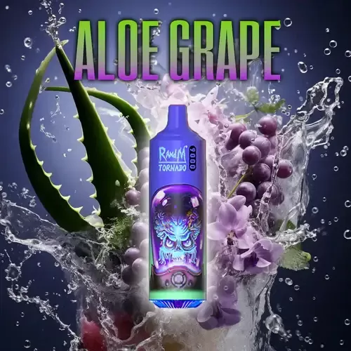 FUMOT Aloe Grape fumot RandM Tornado 9000