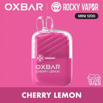 Rocky Vapor Oxbar Mini 1200 Disposable Vape – Cherry Lemon