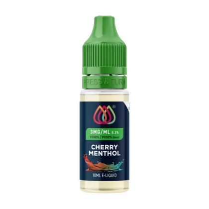 Cherry Menthol E-Liquid by Aquavape - 10ml - 18mg - Vape Product