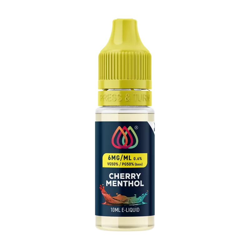 Cherry Menthol E-Liquid by Aquavape - 10ml - 18mg - Vape Product - Image 2