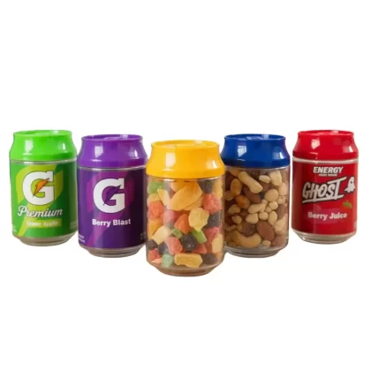 Soda Cans 3.5g Plastic Stash Smell Proof Cali Packaging - Novelty Cotton Candy