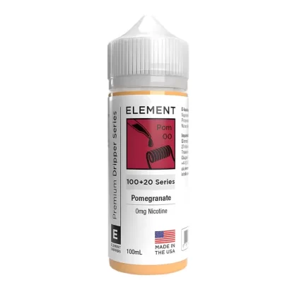 Element Pomegranate 100ml Vape Juice - Nic Shots#0 Nic Shots>1 x 18mg Nic Shot>2 x 18mg Nic Shots