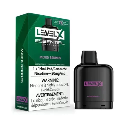 Level X Essential Series – Mixed Berries – Flavour Beast Pods