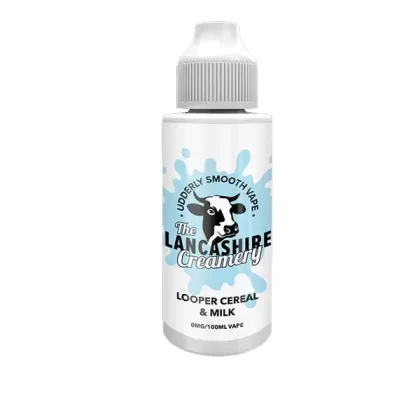 Looper Cereal & Milk 100ml E-Liquid by The Lancashire Creamery