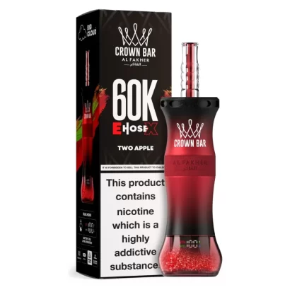 Al Fakher Crown Bar 60K E-Hose X Disposable Vape 0.6% - 60000 Puffs; 1000mAh