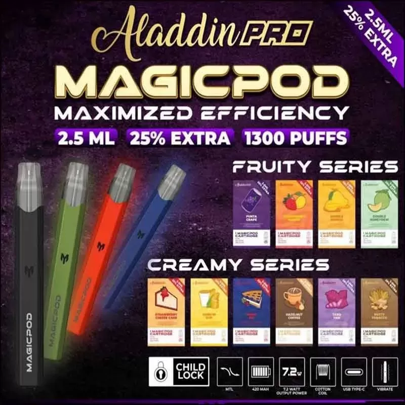Magicpod Cartridge 3ml By Aladdin Pro - Vapeandgo Com My - Image 2