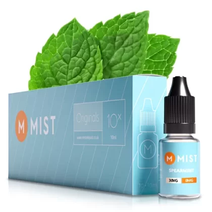 Spearmint E Liquid (10x10ml) - 70PG/30VG (Standard) / Medium 12mg