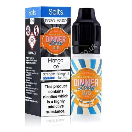 Dinner Lady Mango Ice Nic Salt E-Liquid - Vapestreams Co