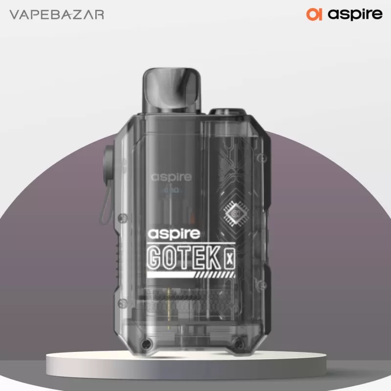 Aspire – Gotek X – Pod Kit – Transparent Schwarz