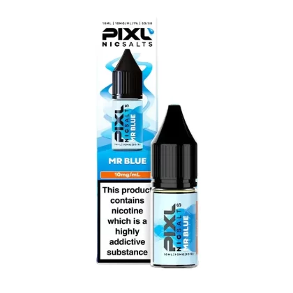 Pixl Mr Blue Nic Salt E-Liquid - 10 Pack