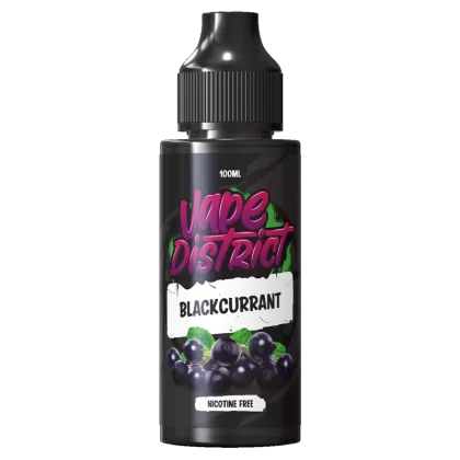 Blackcurrant by Vape District 100ml - NIC SALT SHOTS (+£1.99)