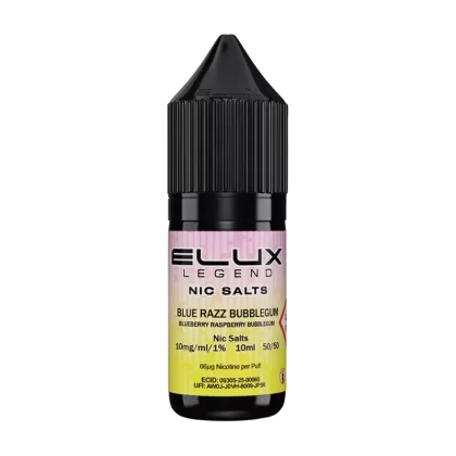 Blue Razz Bubblegum Nic Salt by Elux 10ml - 20mg - Vape Product