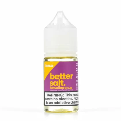 Better Salt Hawaiian P.O.G 30mL – Passionfruit Orange Guava - Vape Product, Vape Product (FB8538)