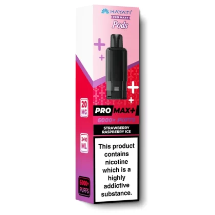 Strawberry Raspberry Ice Pro Max+ Refills by Hayati - Ecigarettedirect Co