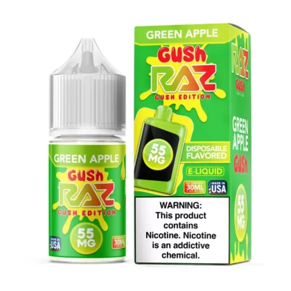 RAZ Salt "GUSH EDITION" - Green Apple Gush - 30ML E-Liquid
