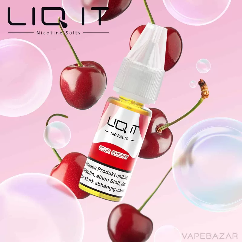 Lovesticks LIQ IT Liquid – Sour Cherry - Nikotinfrei, 6mg/ml; Kirsche