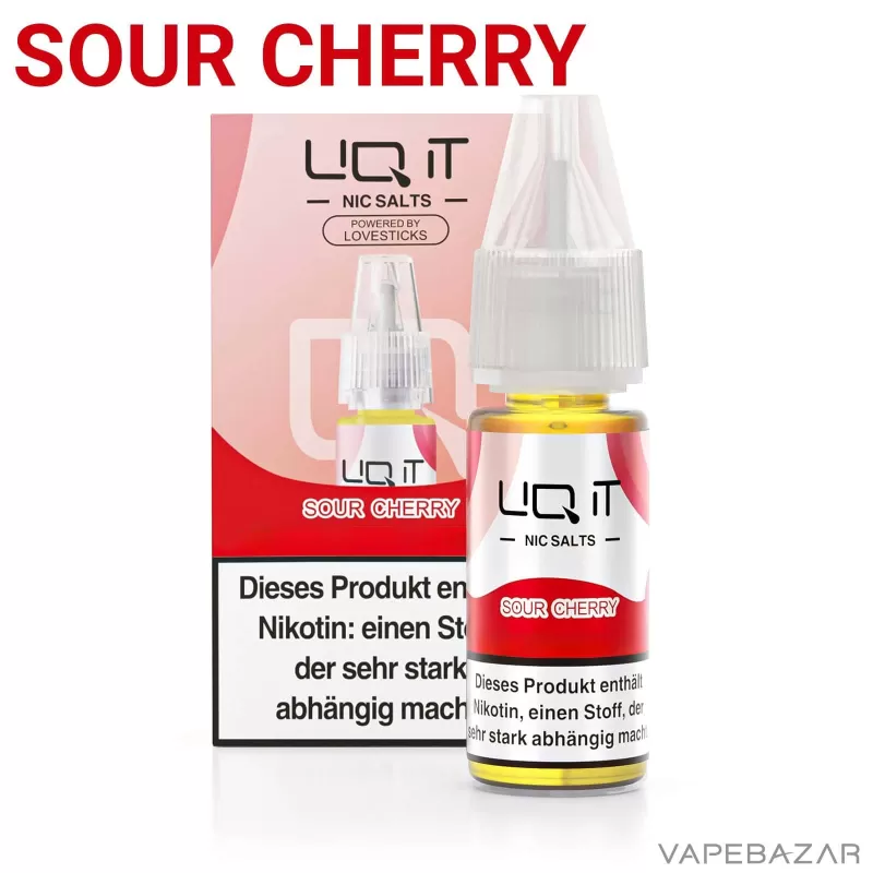 Lovesticks LIQ IT Liquid – Sour Cherry - Nikotinfrei, 6mg/ml; Kirsche - Image 2
