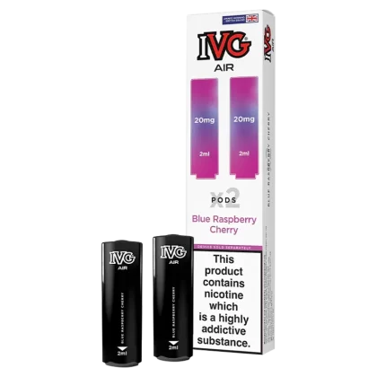 Blue Raspberry Cherry IVG Air Replacement Pods - Vapeshop Co
