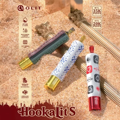 OLIT HookaLit S 35K Puff Disposable E-Hookah - 35,000 Puffs - Blue Mist
