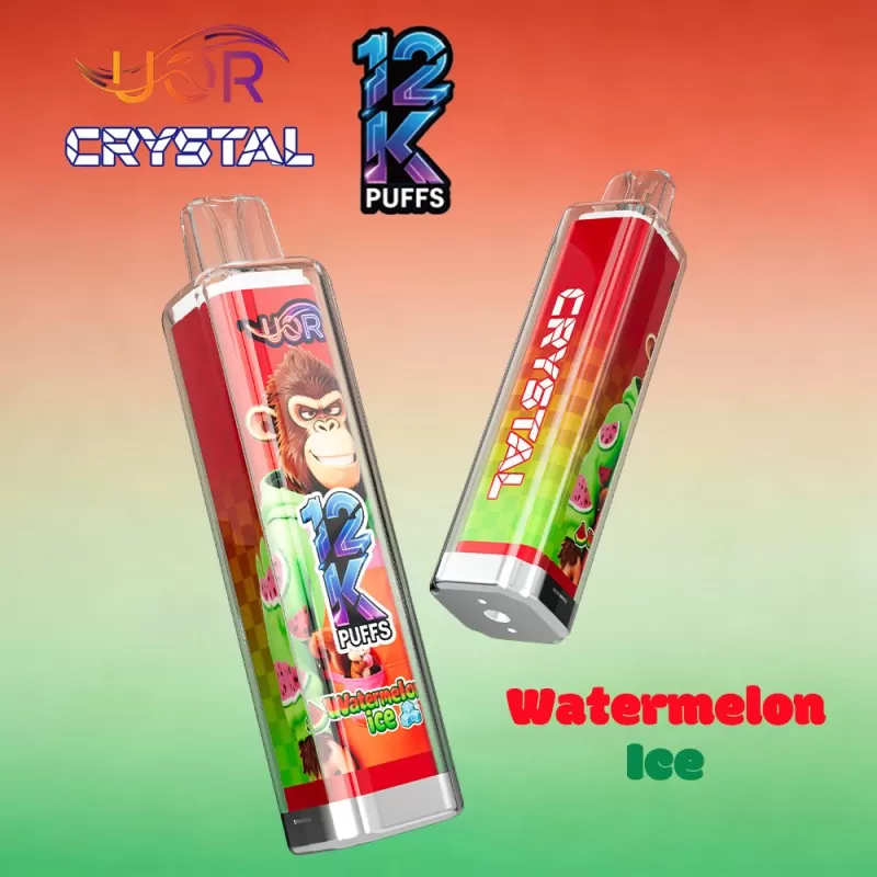UOR Crystal 12K LED-Light Disposable Vape - Vapeq10 - Image 2