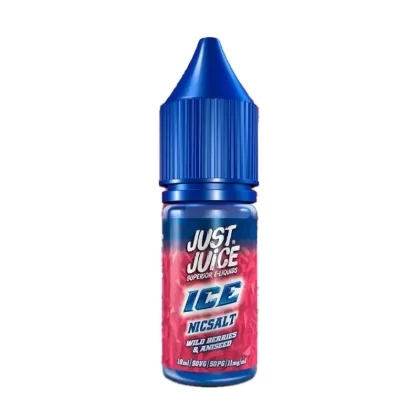 Just Juice ICE Wild Berries & Aniseed Nic Salt Vape Juice - 10 Pack - Strength 10mg