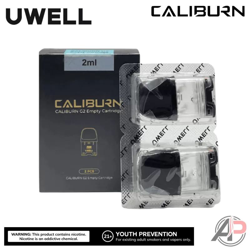 Uwell Caliburn G2 Empty Replacement Pods 2 Pack - Image 2