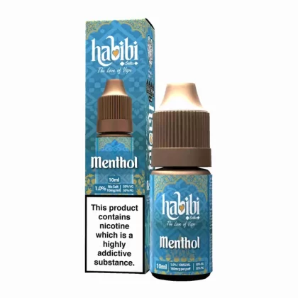 Habibi Menthol Nic Salt Vape Juice - 10 Pack