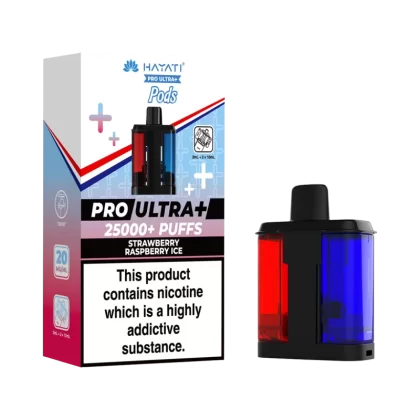 Strawberry Raspberry Ice Hayati Pro Ultra Plus Refill Pack - 20mg - Vape Product (1E49F7)