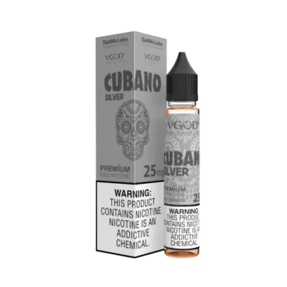 VGOD SaltNic Labs E-Liquid 25mg – Cubano Silver