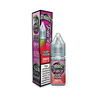 Cherry Passion Nic Salt E-Liquid by Seriously Tropical - 10 mg – Medium Strength, 20 mg – High Strength