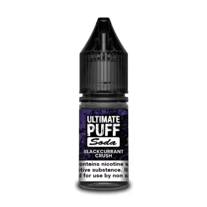 Ultimate Puff Soda Blackcurrant Crush 10ml Vape Juice - 10 Pack - Strength