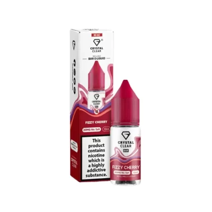 Crystal Clear Fizzy Cherry 10ml Nic Salt E-liquid - Vape Product, Vape Product
