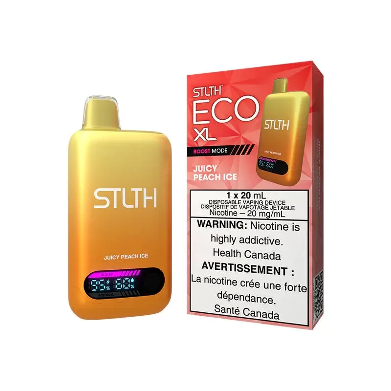 STLTH Eco XL Juicy Peach Ice Disposable Vape
