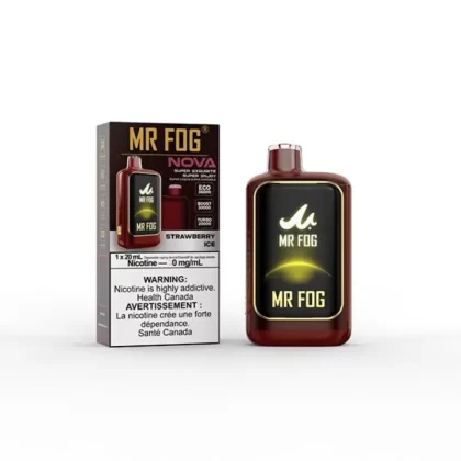 Mr Fog Nova Nicotine Free Strawberry Ice 36K Disposable Vape